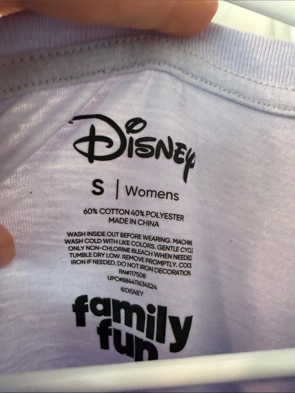 Disney Graphic T-Shirt Distressed Vinyl Classic Characters Purple Size M - Picture 2 of 4